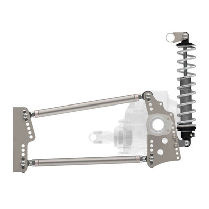QA1 Heavy Duty Pro Rear Drag 4-Link System - Single Adjustable - 150lb Springs