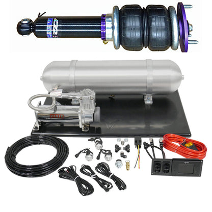 Air Struts w/ VERA Evo Bluetooth Management 09-17 Volkswagen CC D2 Racing
