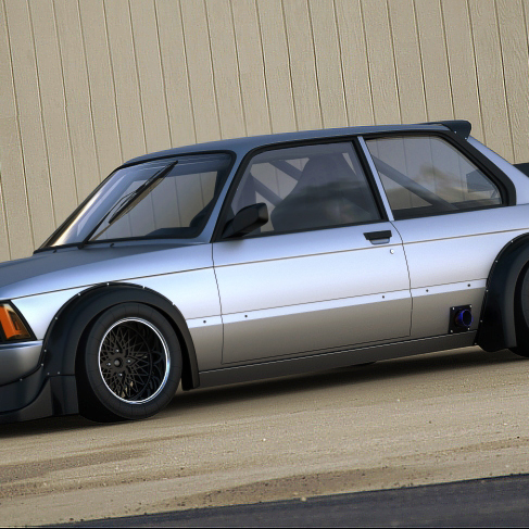 Polycarbonate Rear Side Window Kit - E21 Coupe