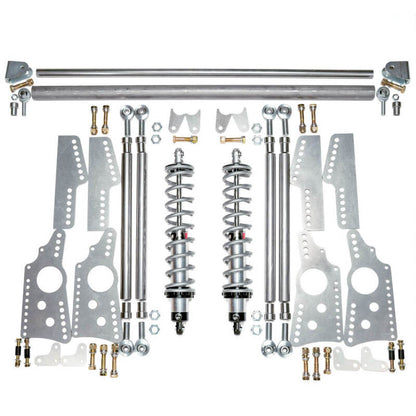 QA1 Heavy Duty Pro Rear Drag 4-Link System - Single Adjustable - 150lb Springs